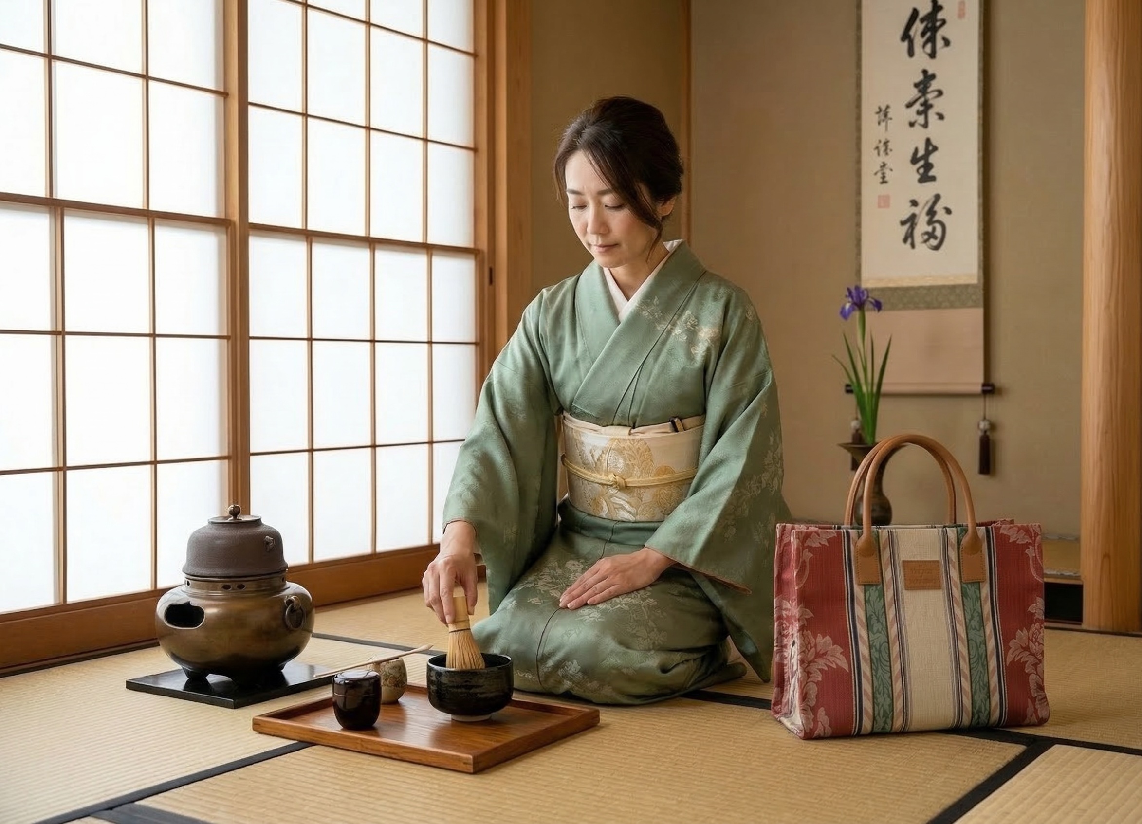 VINTAGE DAMASUKA ROSSO / VERDE / ROSA