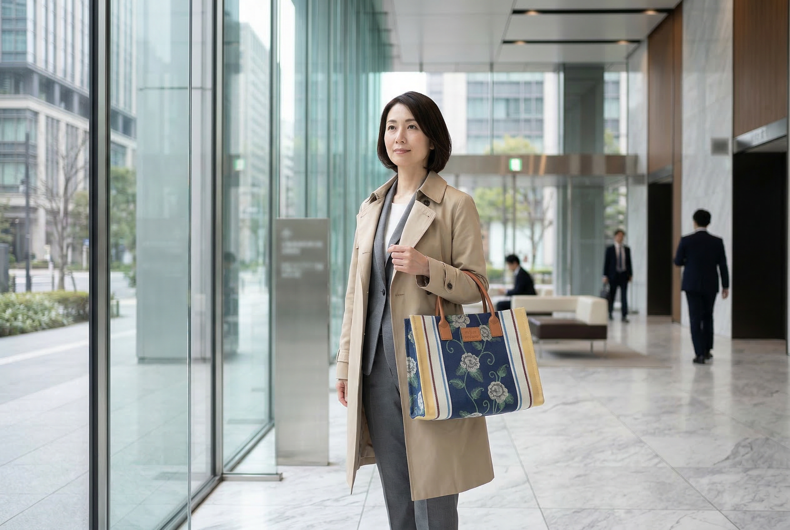 VINTAGE DAMASUKA NAVY FLOWERS 1980 - Il VINTAGE É MODERNO